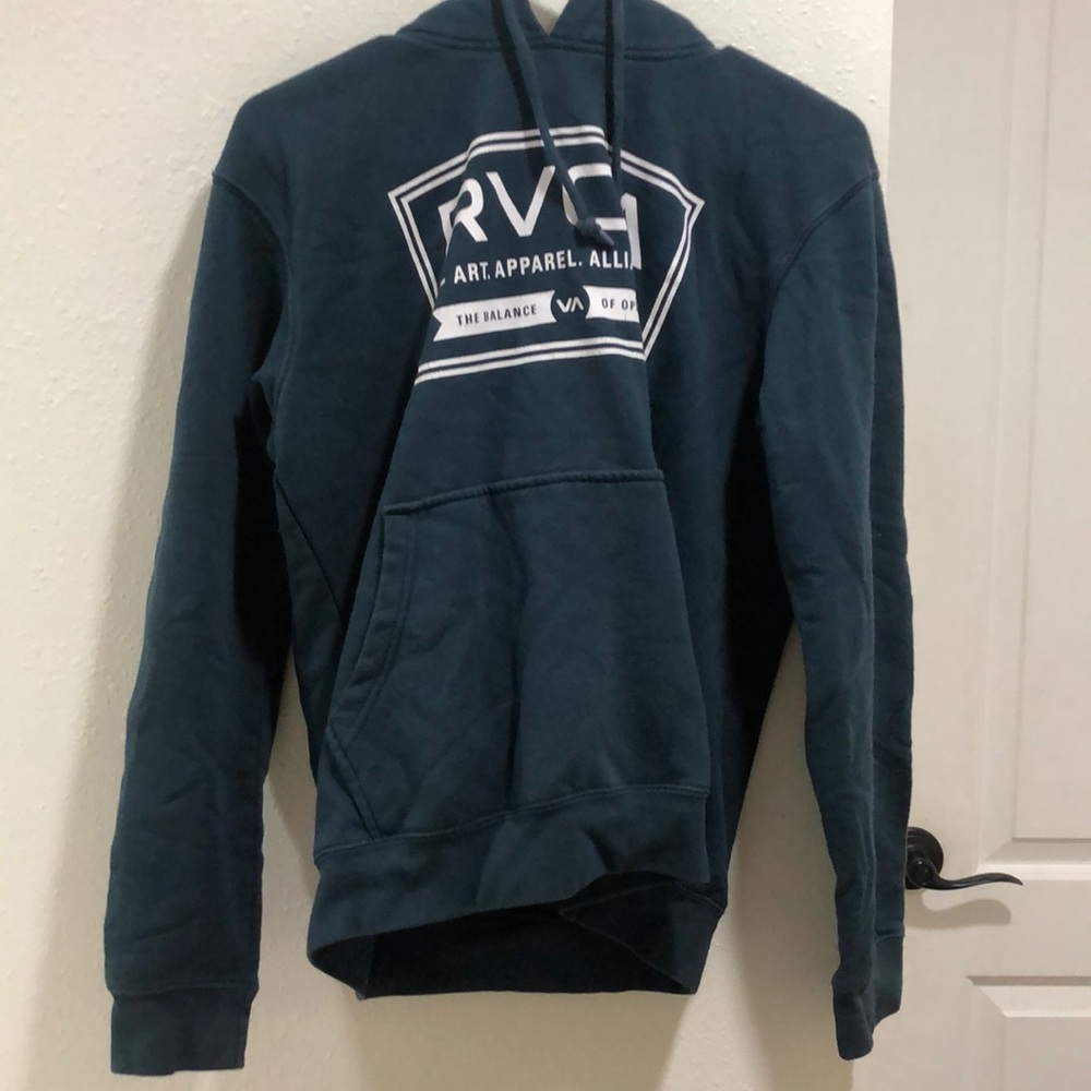RVCA navy blue hoddie
